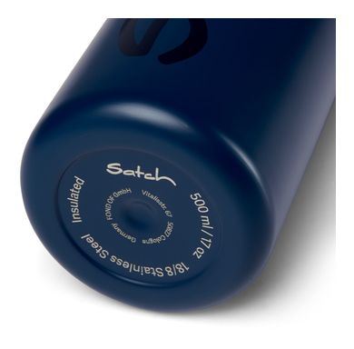 satch gourde acier affiné Blue SAT-EBO-001-648