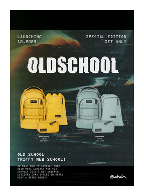 Flyer satch Old School 2023 Deutsch A4 