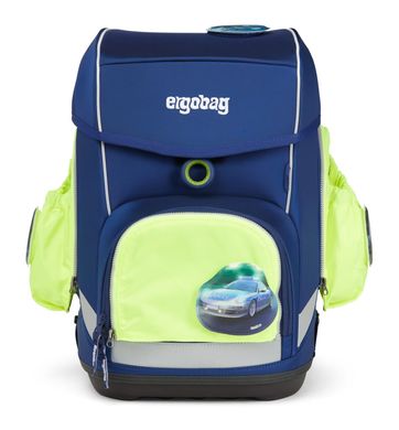 ergobag Fluo-Zip Set mit Seitentaschen Gelb/ERG-STA-002-103