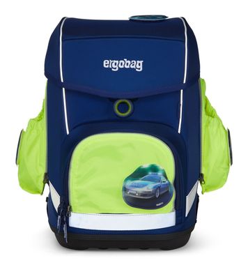 ergobag Fluo-Zip Set mit Seitentaschen Gelb/ERG-STA-002-103