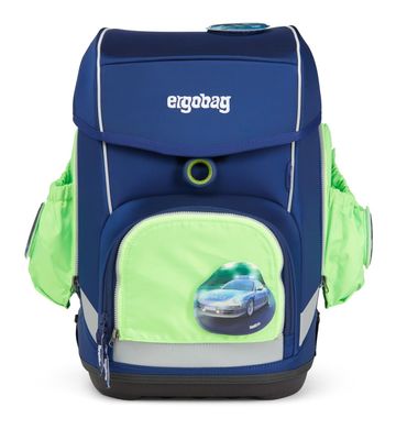 ergobag Fluo-Zip Set avec pochette Verte ERG-STA-002-213