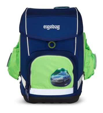 ergobag Fluo-Zip Set avec pochette Verte ERG-STA-002-213