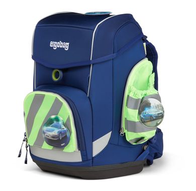 ergobag Fluo-Zip Set mit Reflektor und Seitentaschen Grün/ERG-STR-002-213