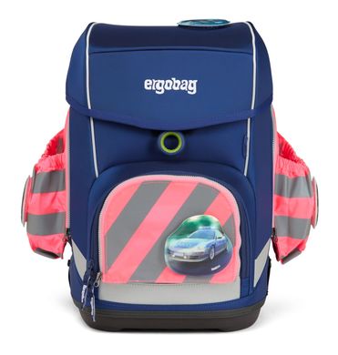 ergobag Fluo-Zip Set avec réflecteur et pochette Pink/ERG-STR-002-511