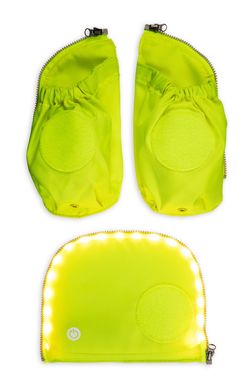 Fluo LED-Zip Set mit Seitentaschen Gelb ERG-STL-001-103