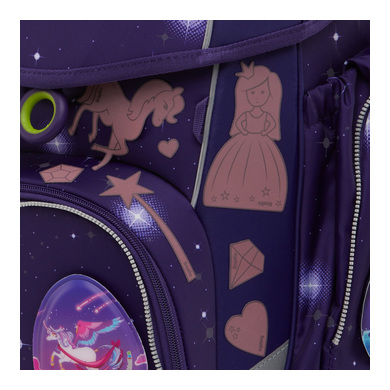 ergobag Reflexie-Sticker Prinzessin rot 00356-40019-10