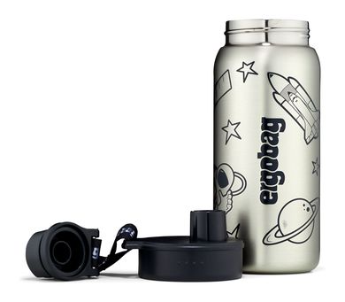 ergobag Trinkflasche Edelstahl schwarz 01071-80001-10