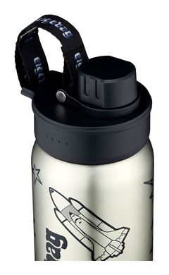 ergobag Trinkflasche Edelstahl schwarz 01071-80001-10