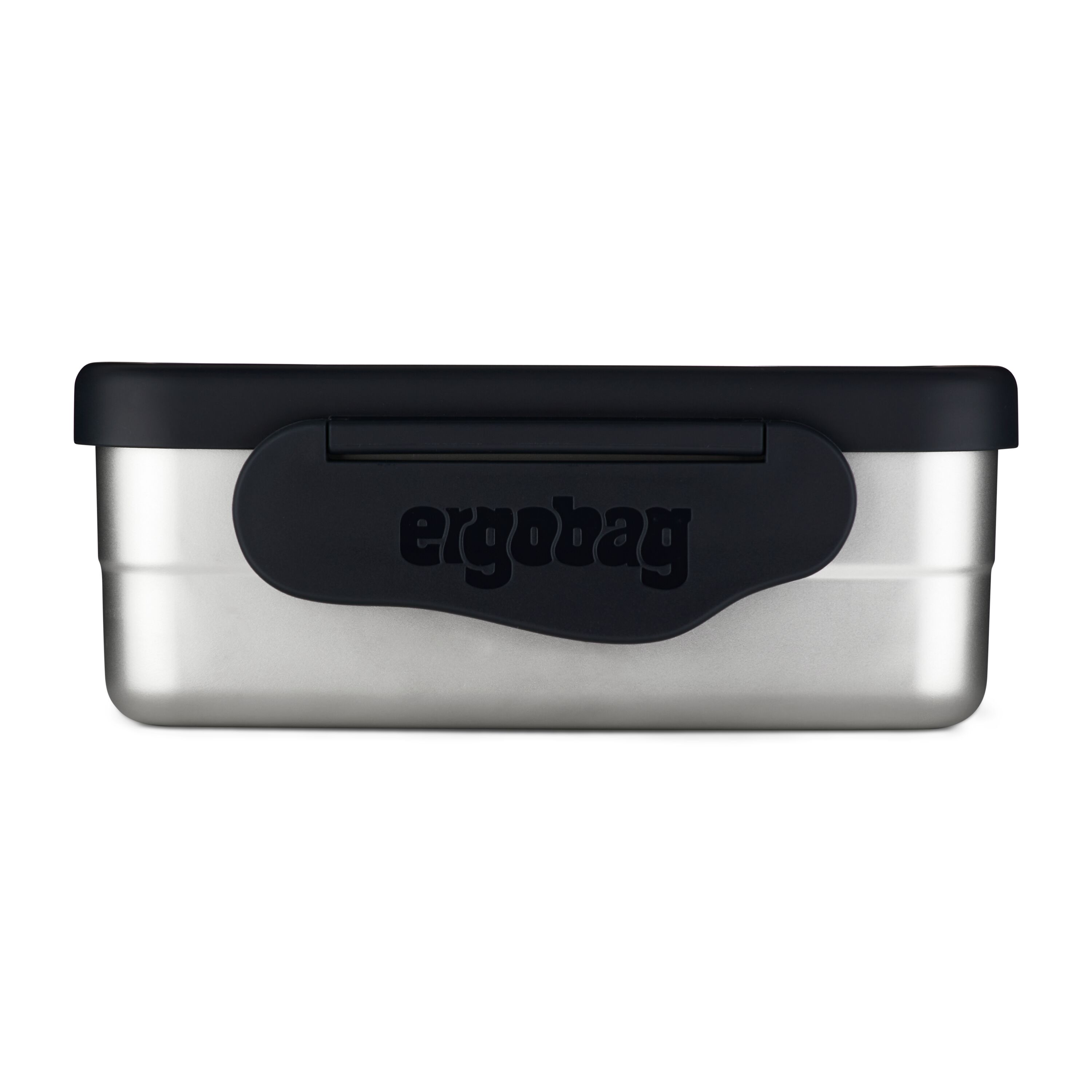 ergobag Brotdose Edelstahl Schwarz 01070-80001-10