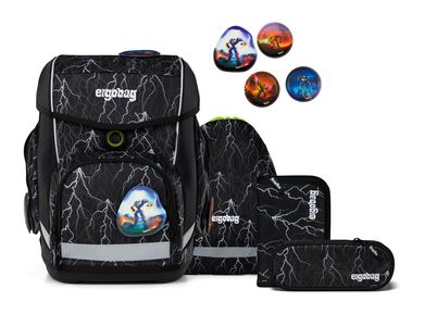 ergobag cubo 5-tlg. Set Super ReflektBär 01212-900Z6-10