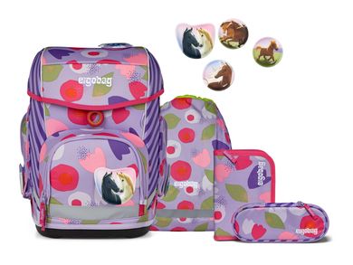 ergobag cubo 5-tlg. Set BlütenzauBär 01212-90275-10