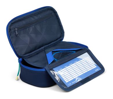 satch trousse grande Crossed Blue 01340-30005-10