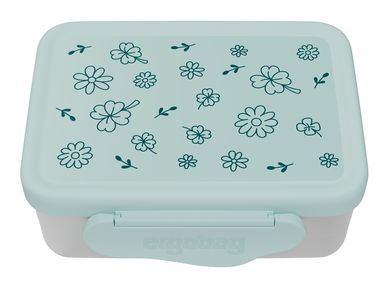 ergobag Edelstahl Brotdose Blumen 01070-20191-10
