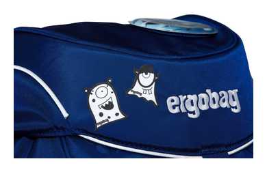 ergobag Reflexie-Sticker Monster silber ERG-RST-001-001