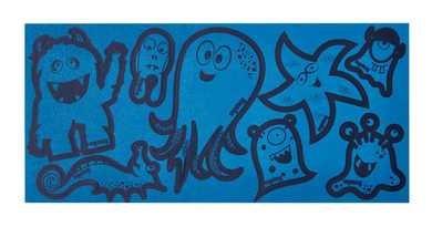 ergobag Reflexie-Sticker Monster blau ERG-RST-001-002