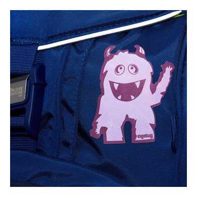 ergobag Reflexie-Sticker Monster lila ERG-RST-001-003