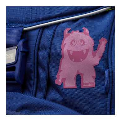 ergobag Reflexie-Sticker Monster lila ERG-RST-001-003