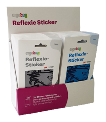Reflexie-Sticker Set 3x10 Stk im Display ERG-RSS-001-001