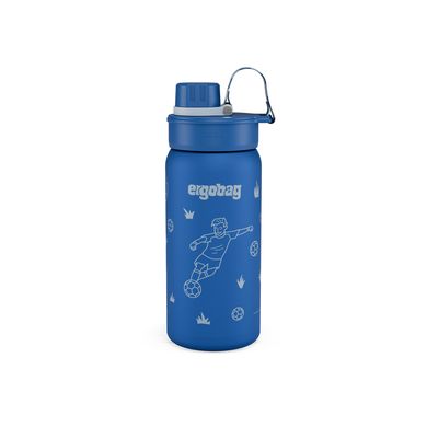 ergobag Edelstahl Trinkflasche Fussball 01627-30243-10
