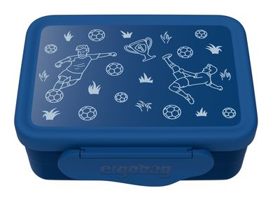 ergobag Edelstahl Brotdose Fussball 01628-30243-10